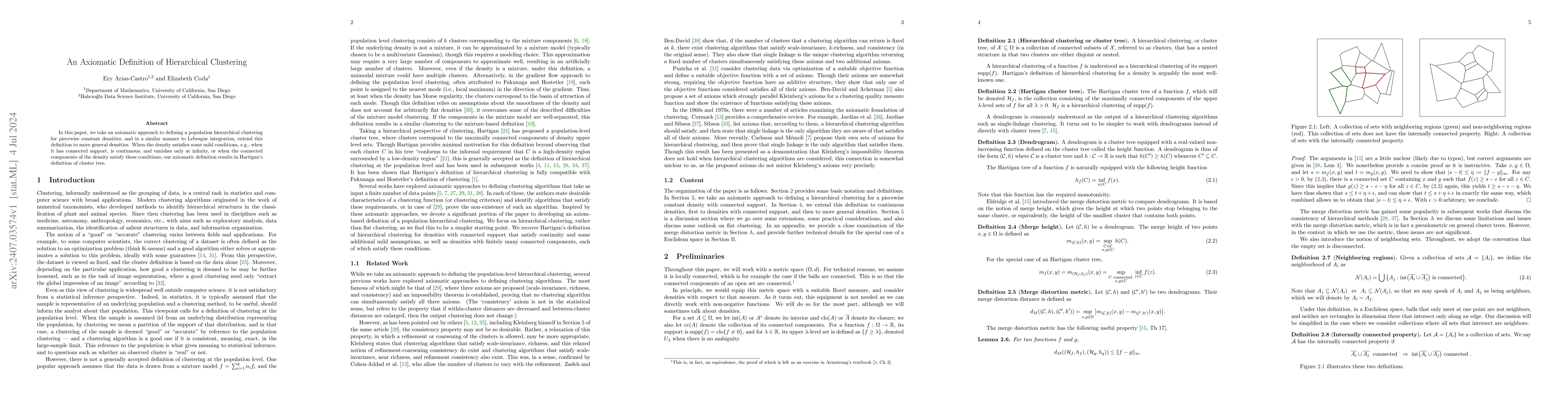 Thumbnail for An Axiomatic Definition of Hierarchical Clustering