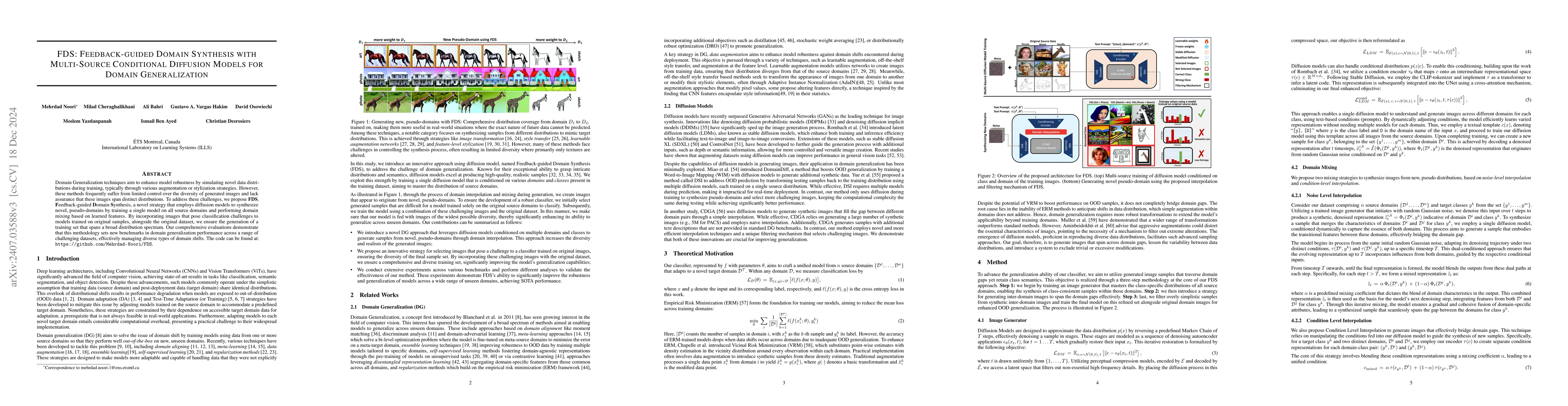 Thumbnail for FDS: Feedback-guided Domain Synthesis with Multi-Source Conditional
  Diffusion Models for Domain Generalization