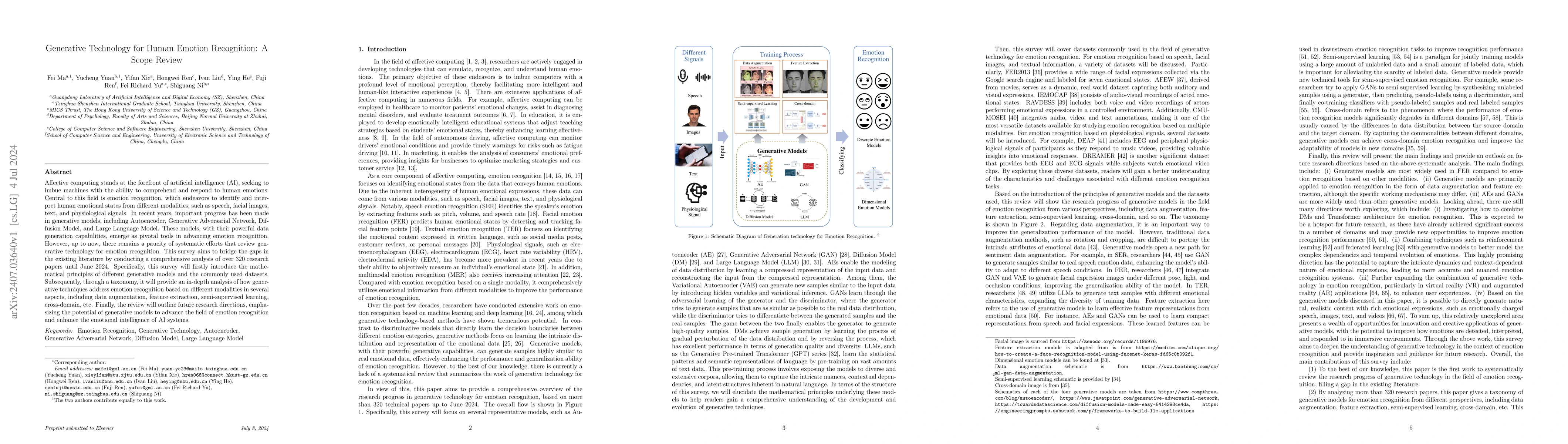 Thumbnail for Generative Technology for Human Emotion Recognition: A Scope Review