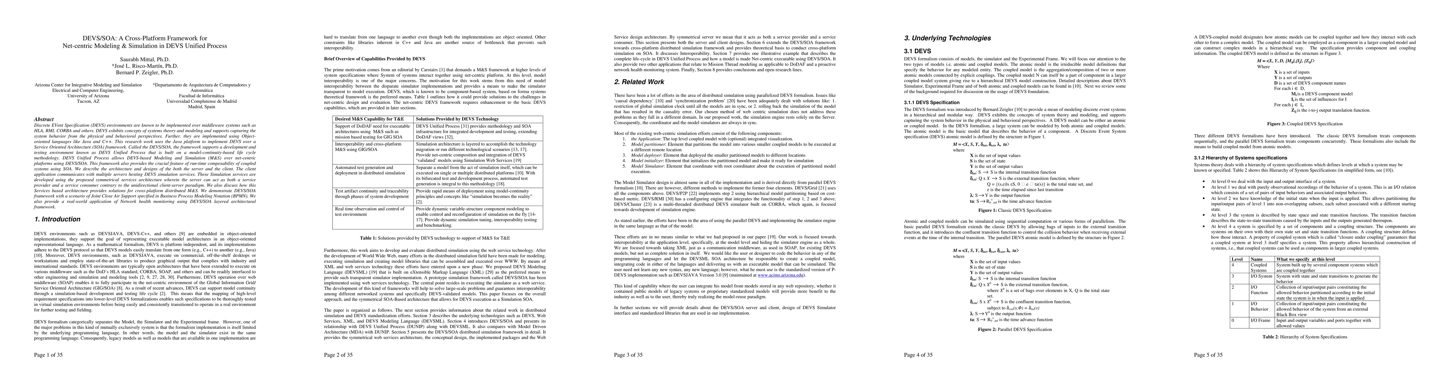 Thumbnail for DEVS/SOA: A Cross-Platform Framework for Net-centric Modeling and
  Simulation in DEVS Unified Process