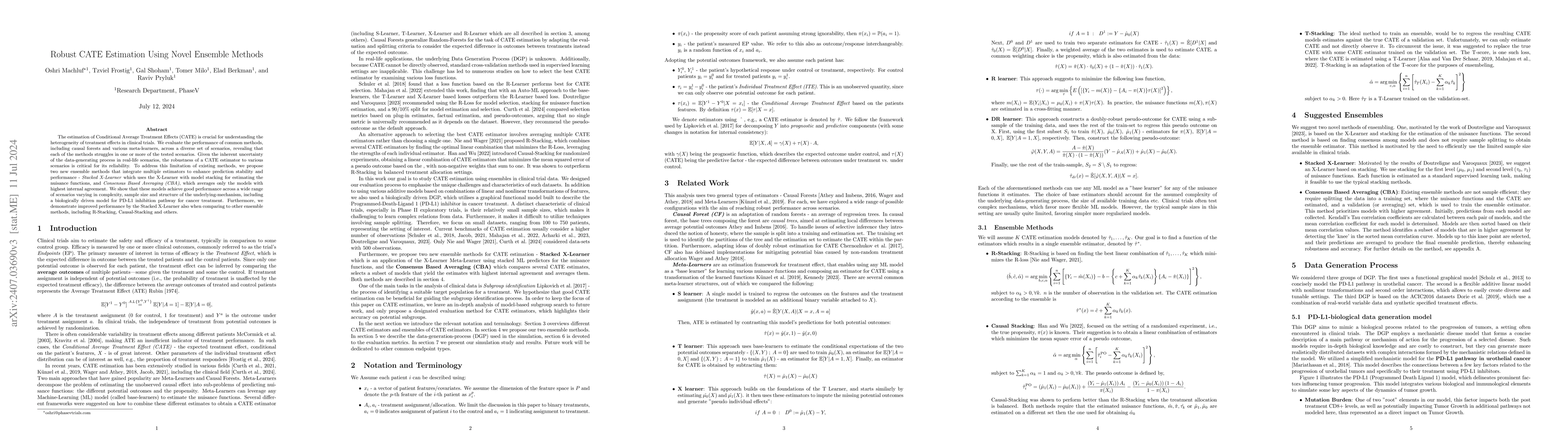 Thumbnail for Robust CATE Estimation Using Novel Ensemble Methods