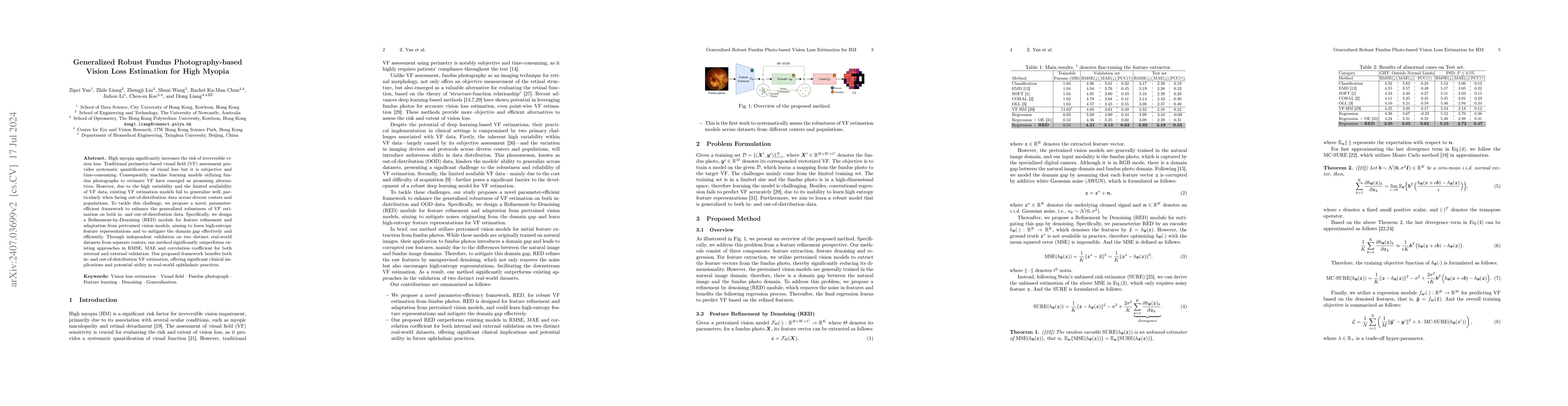 Thumbnail for Generalized Robust Fundus Photography-based Vision Loss Estimation for
  High Myopia
