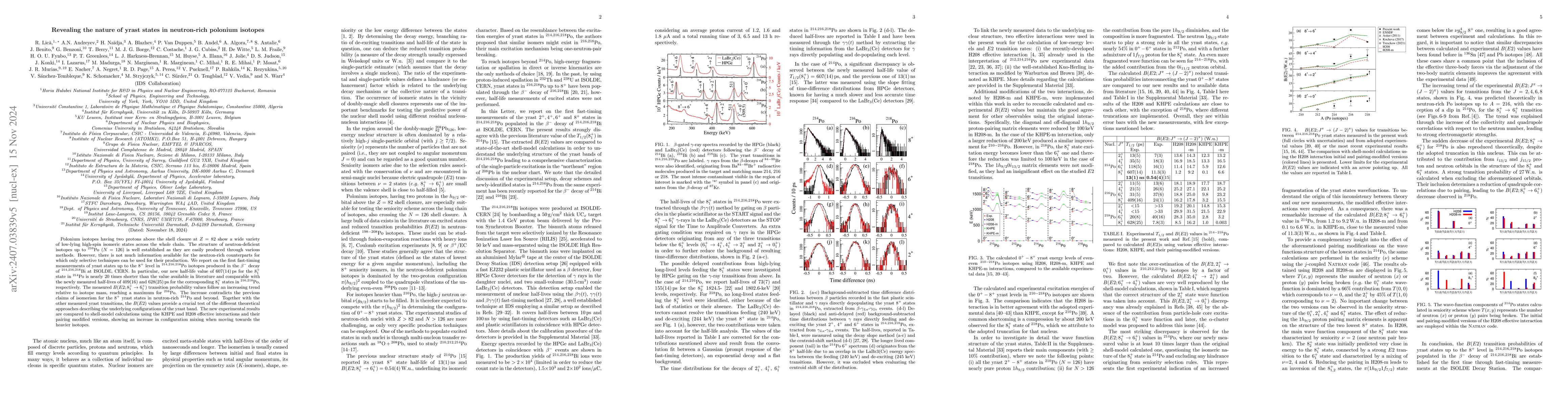 Thumbnail for Revealing the nature of yrast states in neutron-rich polonium isotopes