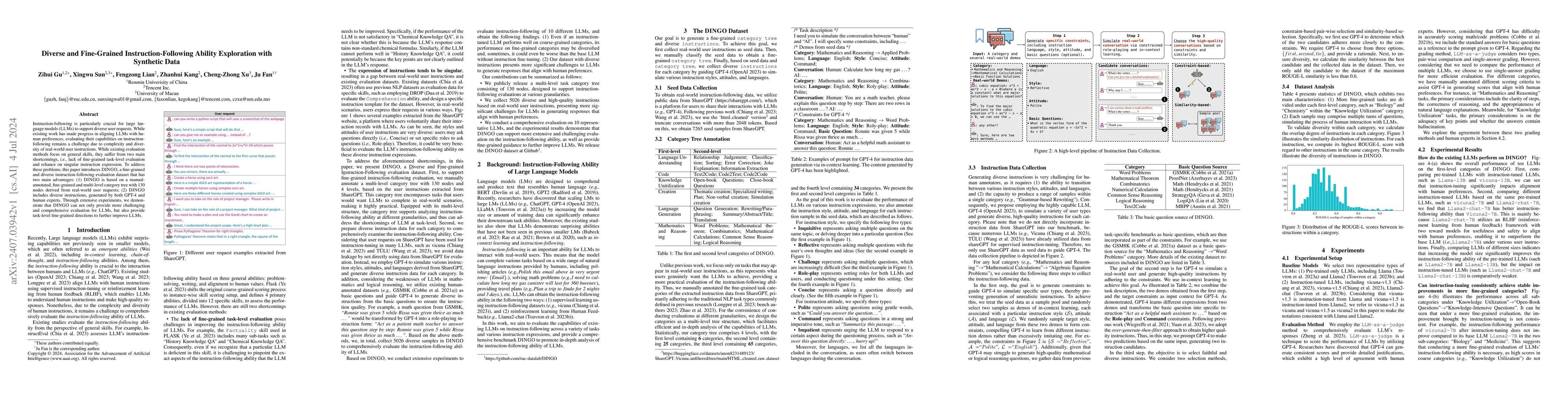 Thumbnail for Diverse and Fine-Grained Instruction-Following Ability Exploration with
  Synthetic Data