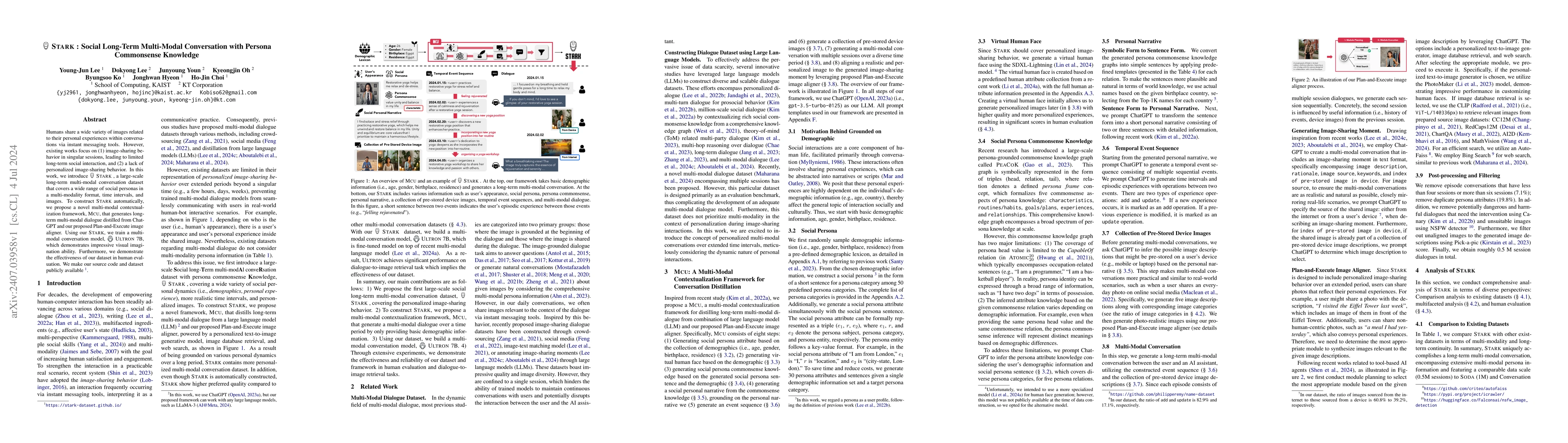 Thumbnail for Stark: Social Long-Term Multi-Modal Conversation with Persona
  Commonsense Knowledge