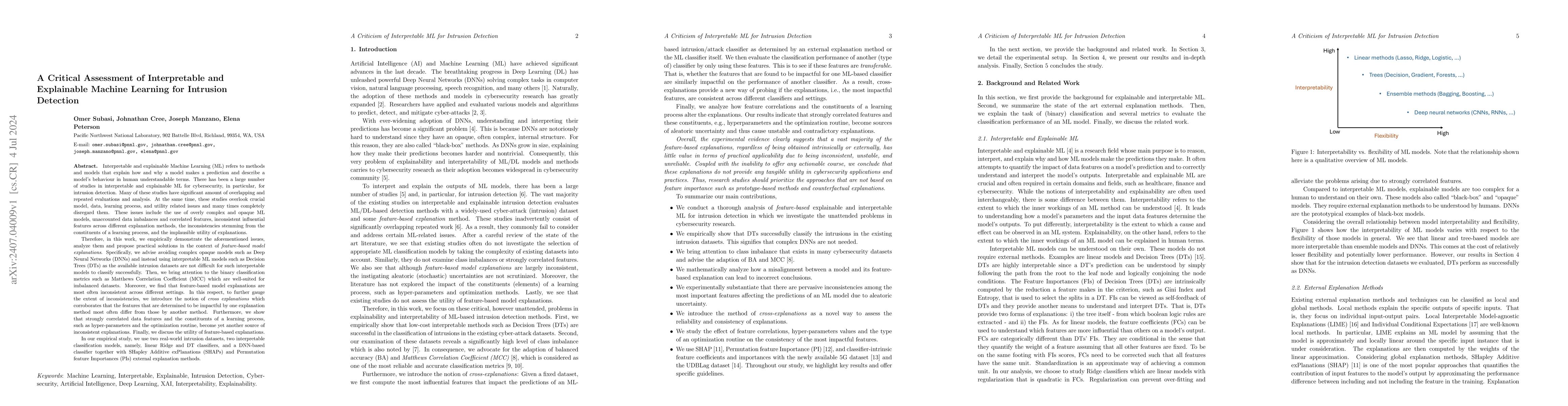 Thumbnail for A Critical Assessment of Interpretable and Explainable Machine Learning
  for Intrusion Detection