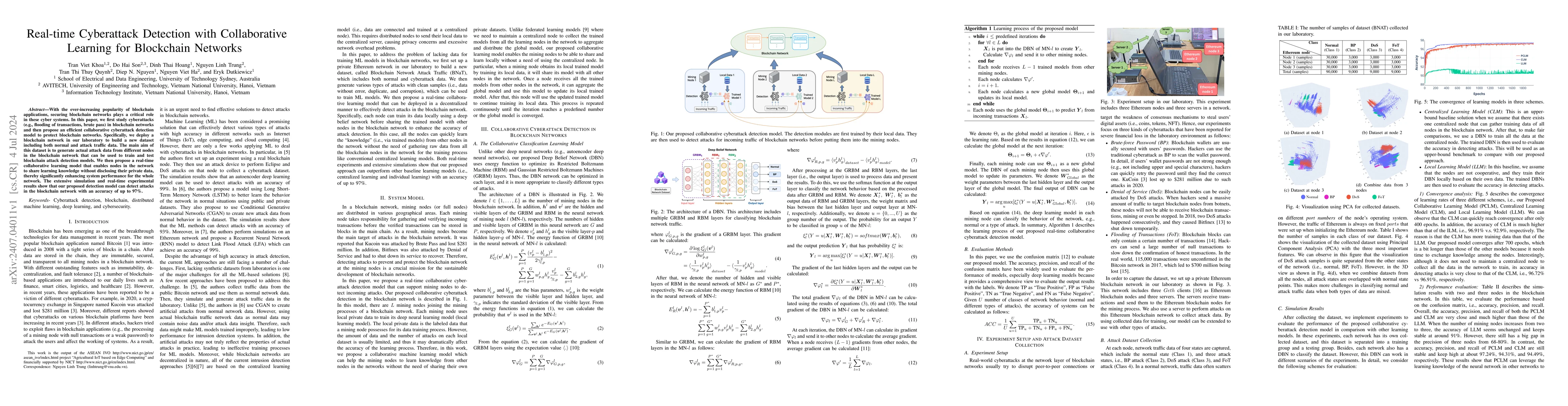 Thumbnail for Real-time Cyberattack Detection with Collaborative Learning for
  Blockchain Networks