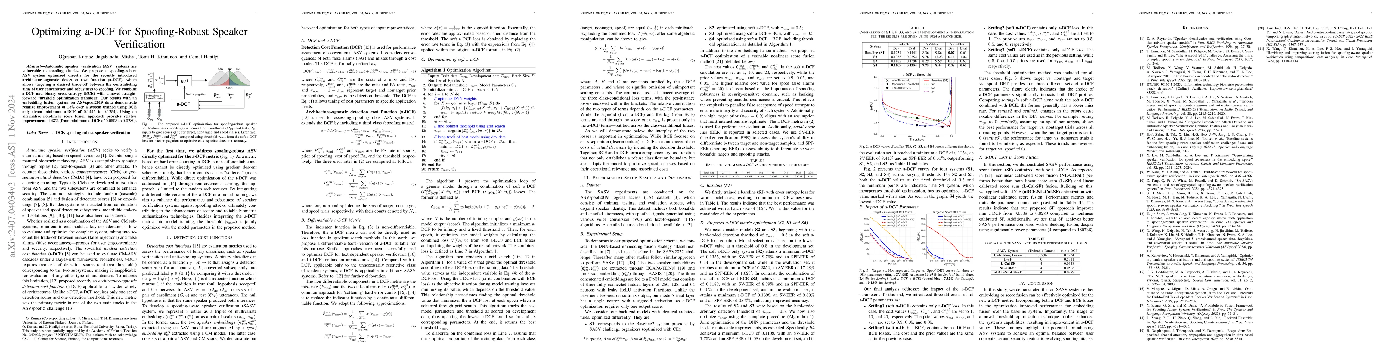 Thumbnail for Optimizing a-DCF for Spoofing-Robust Speaker Verification