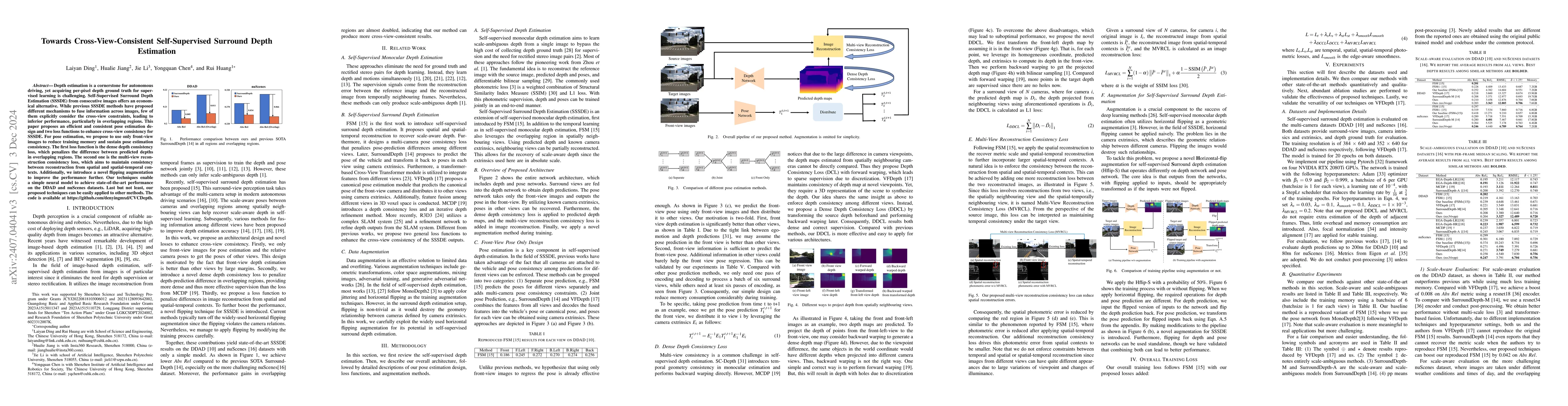 Thumbnail for Towards Cross-View-Consistent Self-Supervised Surround Depth Estimation