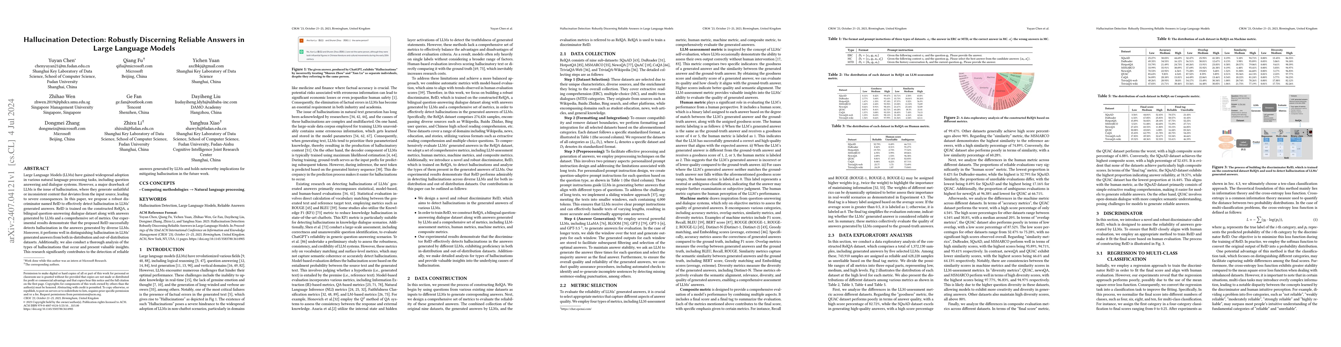 Thumbnail for Hallucination Detection: Robustly Discerning Reliable Answers in Large
  Language Models