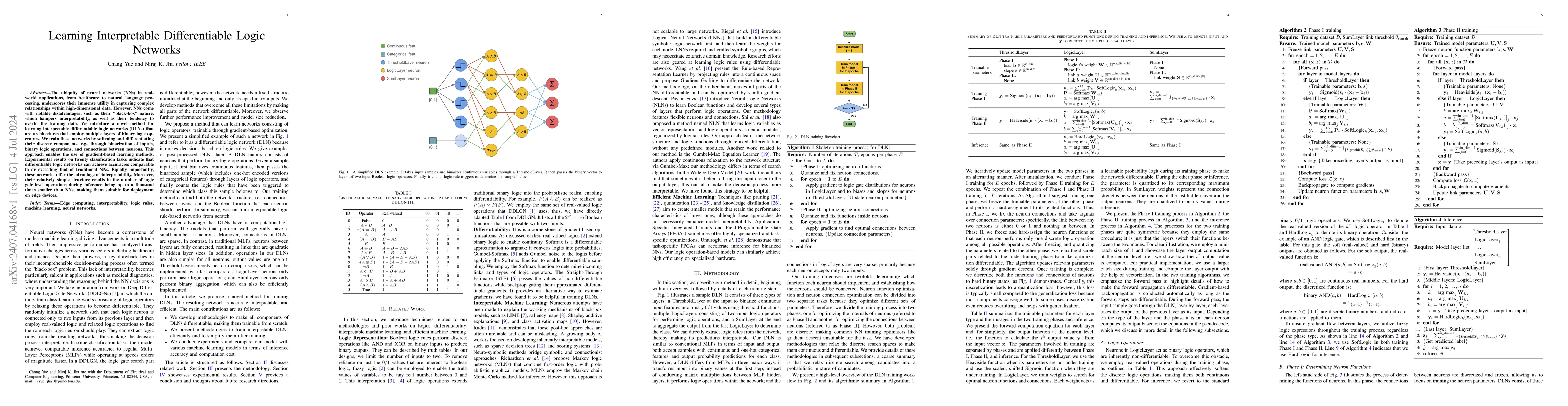 Thumbnail for Learning Interpretable Differentiable Logic Networks