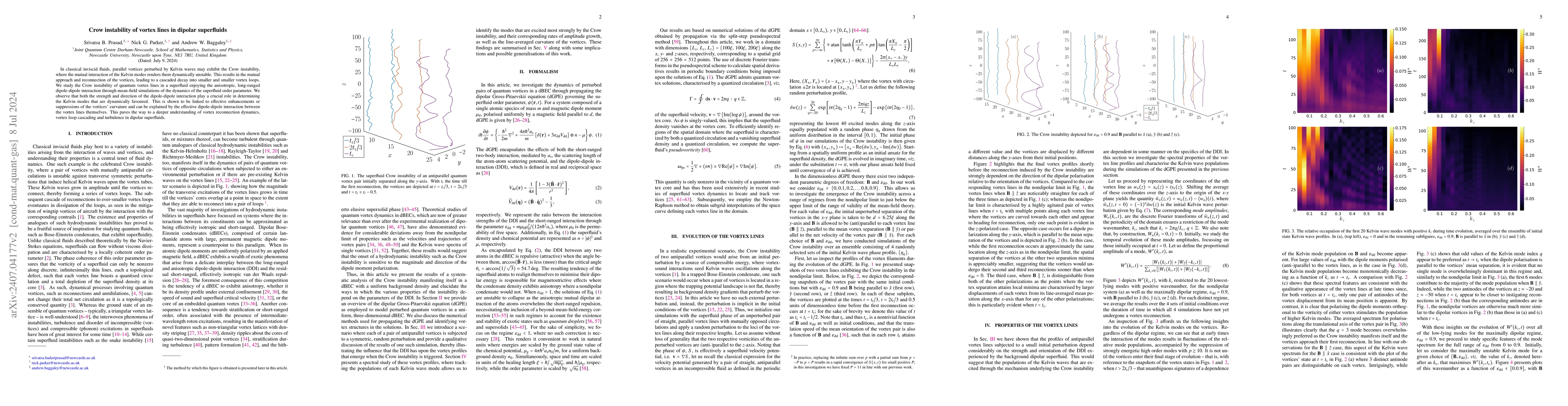 Thumbnail for Crow instability of vortex lines in dipolar superfluids