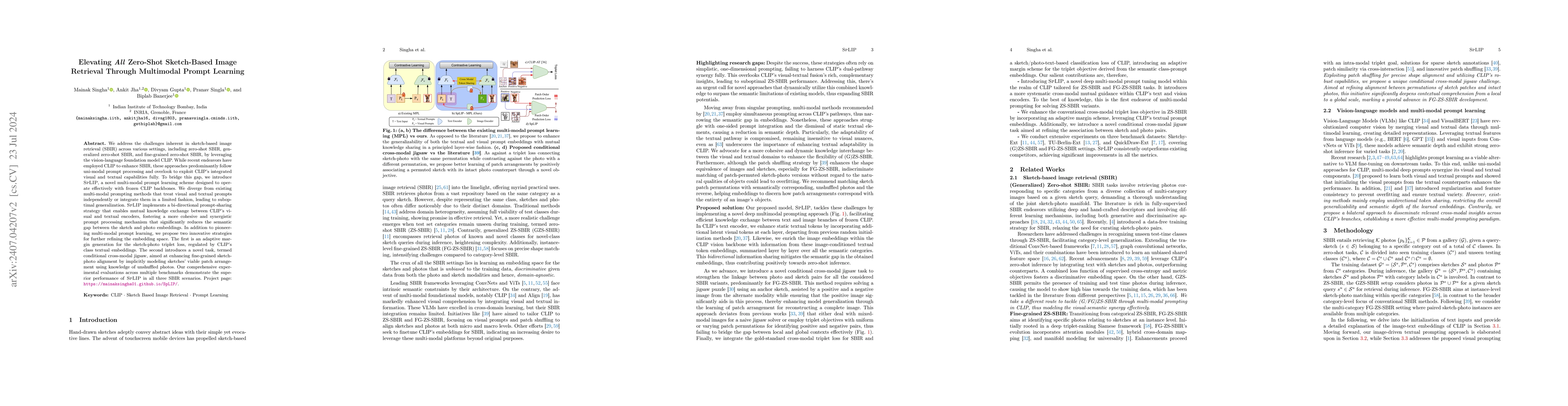 Thumbnail for Elevating All Zero-Shot Sketch-Based Image Retrieval Through Multimodal
  Prompt Learning