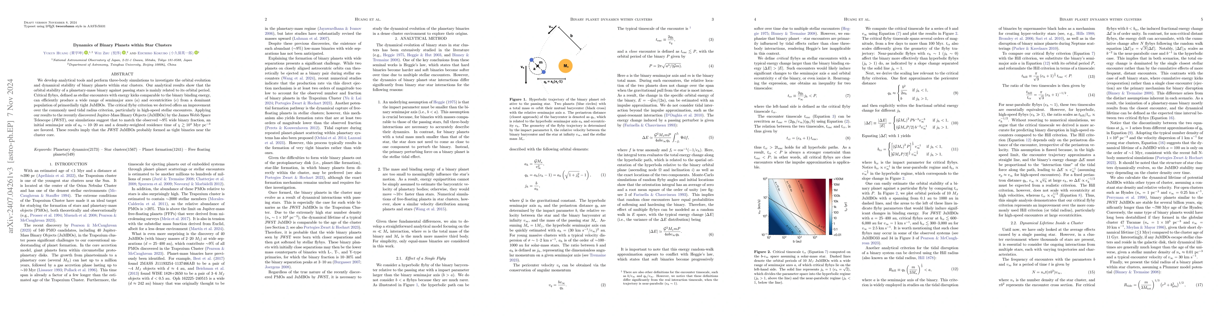 Thumbnail for Dynamics of Binary Planets within Star Clusters
