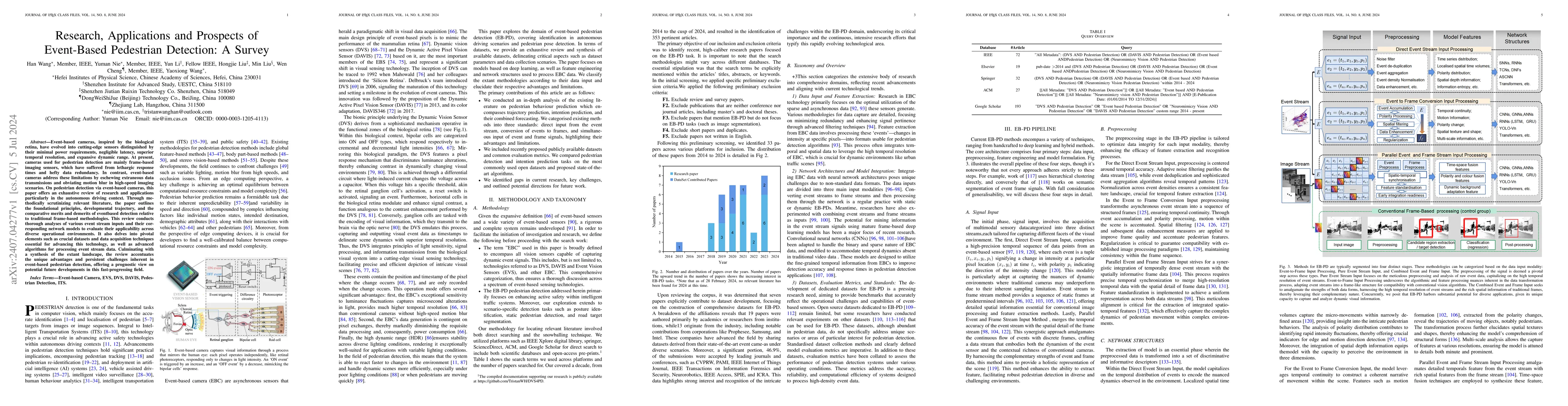 Thumbnail for Research, Applications and Prospects of Event-Based Pedestrian
  Detection: A Survey