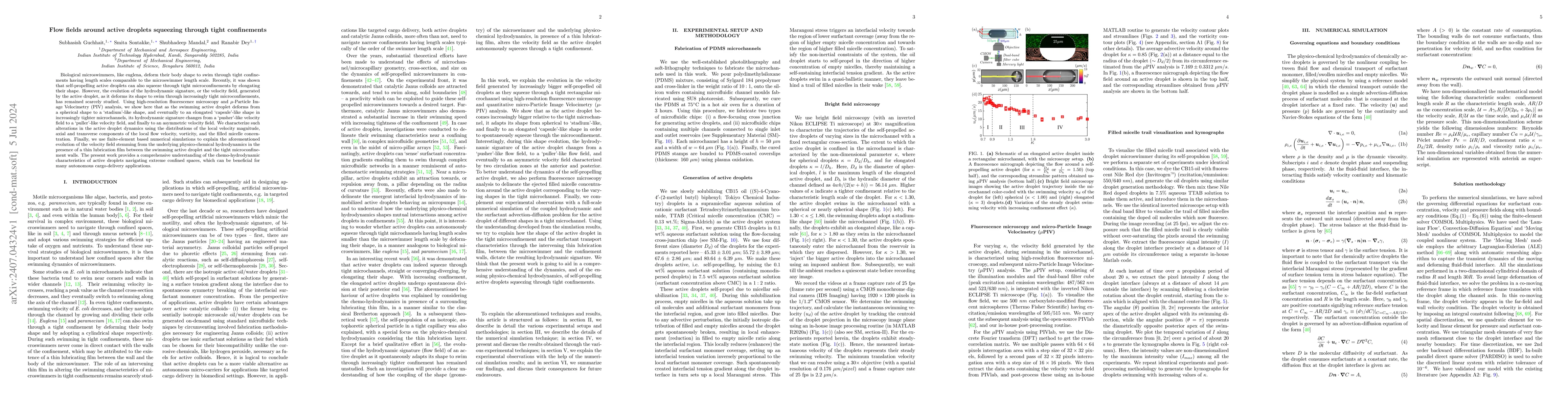 Thumbnail for Flow fields around active droplets squeezing through tight confinements
