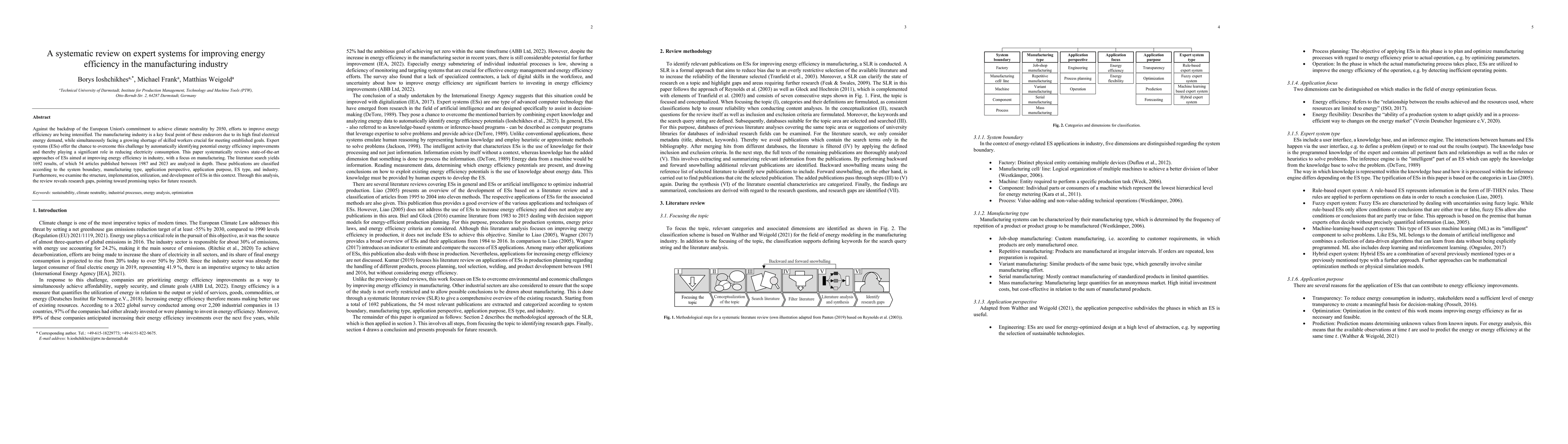 Thumbnail for A systematic review on expert systems for improving energy efficiency in
  the manufacturing industry