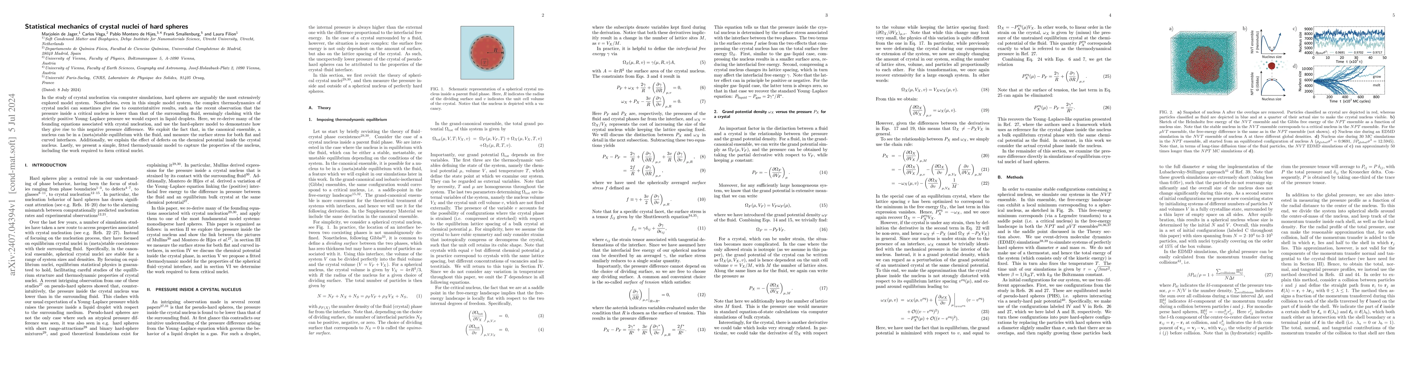 Thumbnail for Statistical mechanics of crystal nuclei of hard spheres