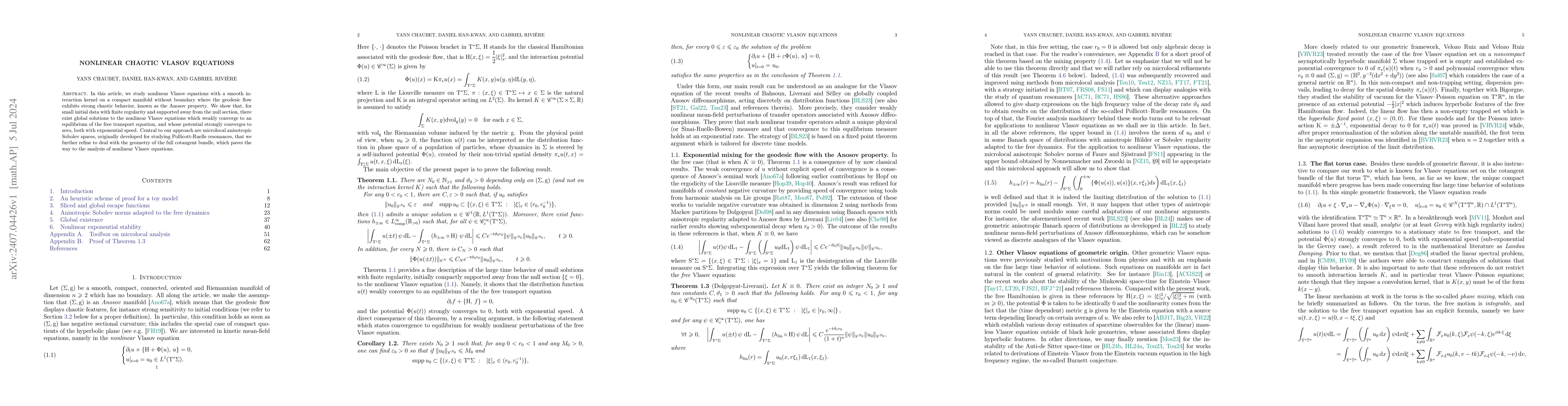 Thumbnail for Nonlinear chaotic Vlasov equations