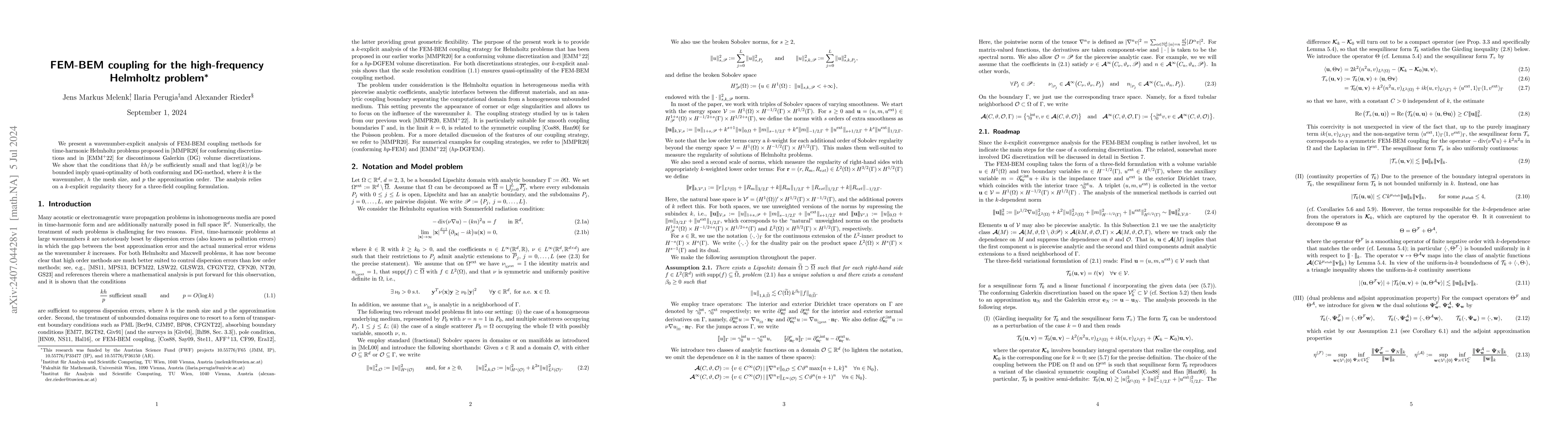 Thumbnail for FEM-BEM coupling for the high-frequency Helmholtz problem