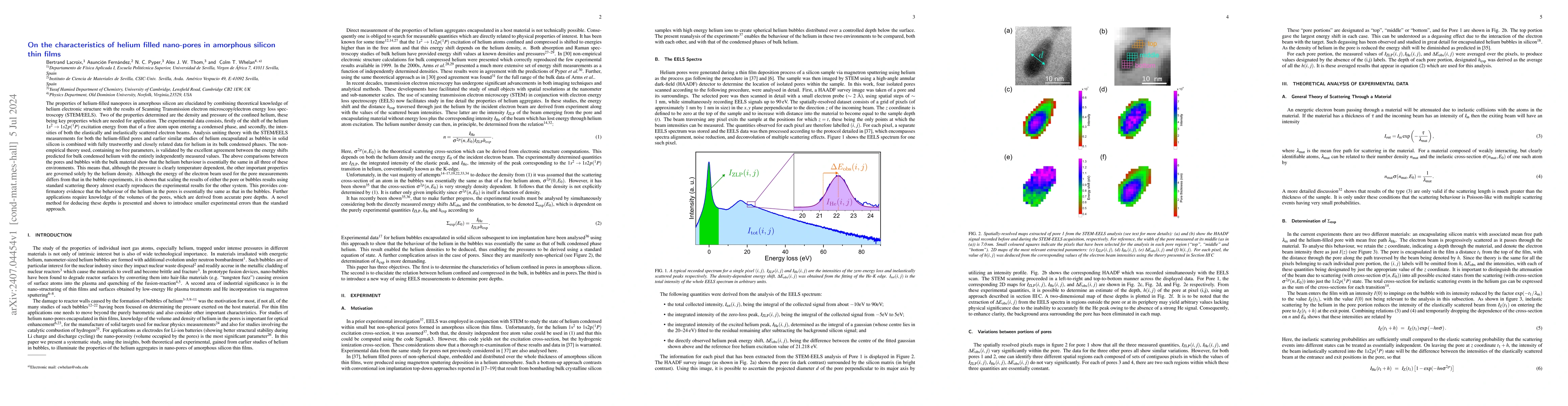 Thumbnail for On the characteristics of helium filled nano-pores in amorphous silicon
  thin films