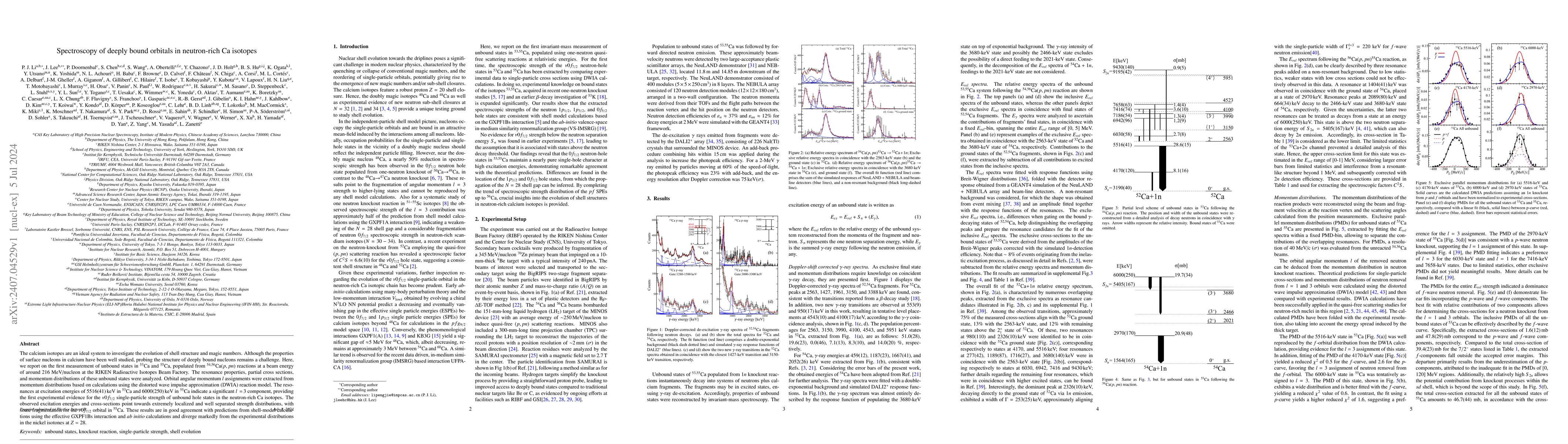 Thumbnail for Spectroscopy of deeply bound orbitals in neutron-rich Ca isotopes