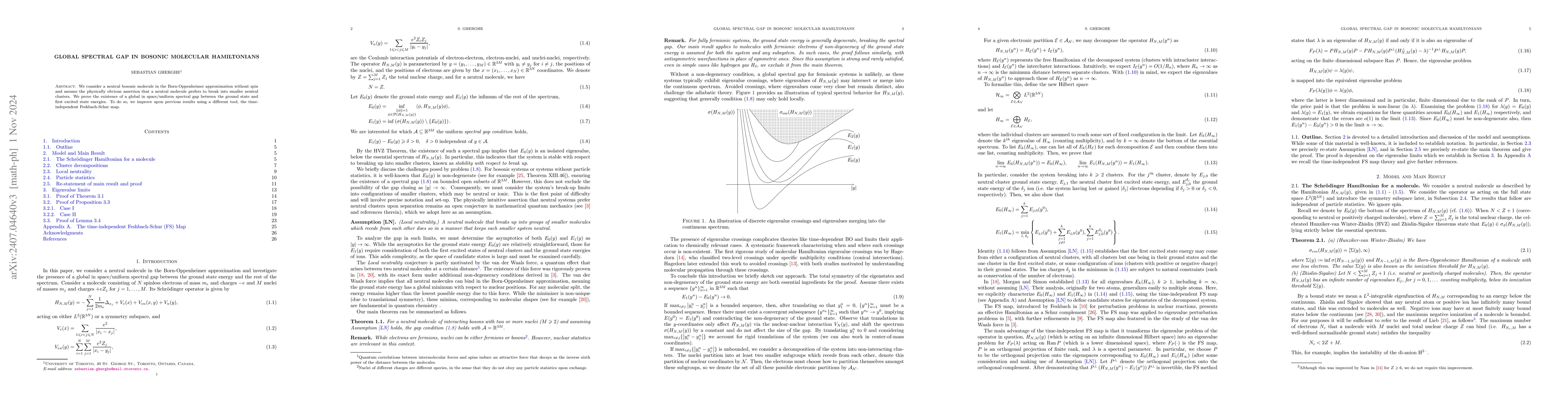 Thumbnail for Global Spectral Gap in Bosonic Molecular Hamiltonians