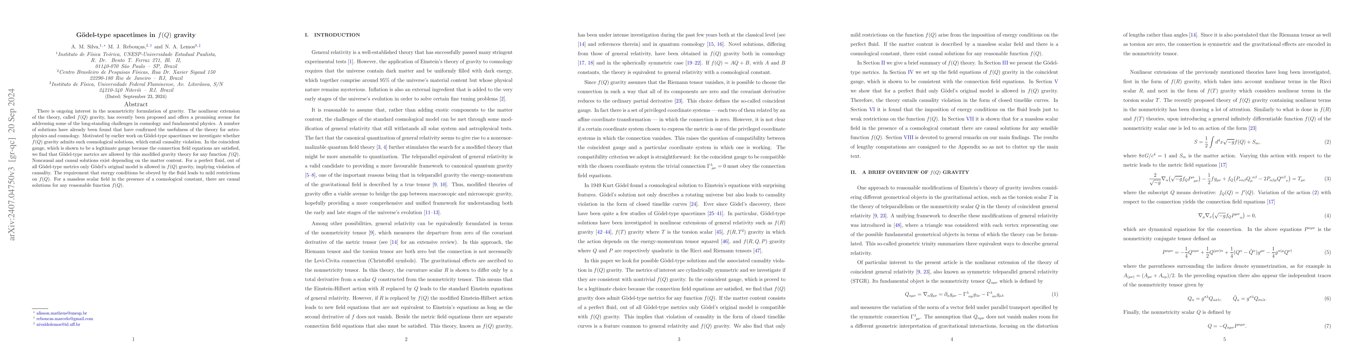 Thumbnail for Gödel-type spacetimes in $f(Q)$ gravity