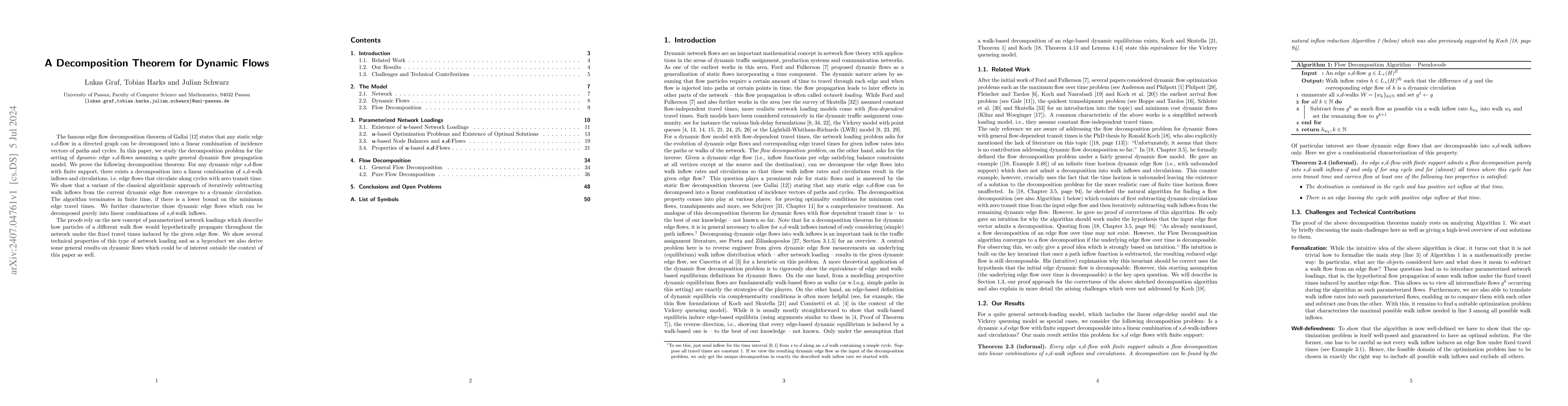 Thumbnail for A Decomposition Theorem for Dynamic Flows