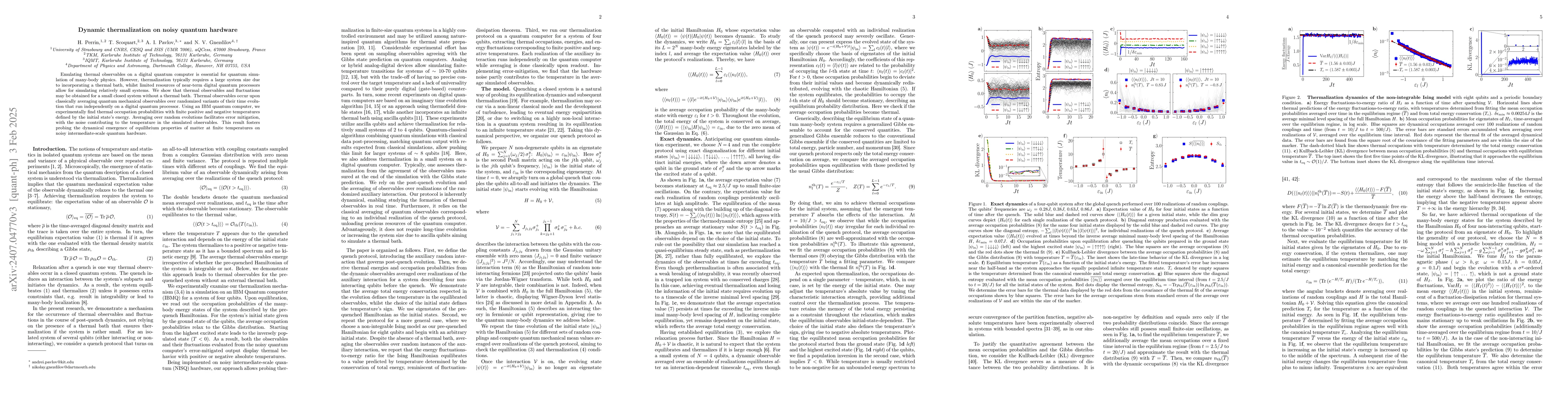 Thumbnail for Dynamic thermalization on noisy quantum hardware