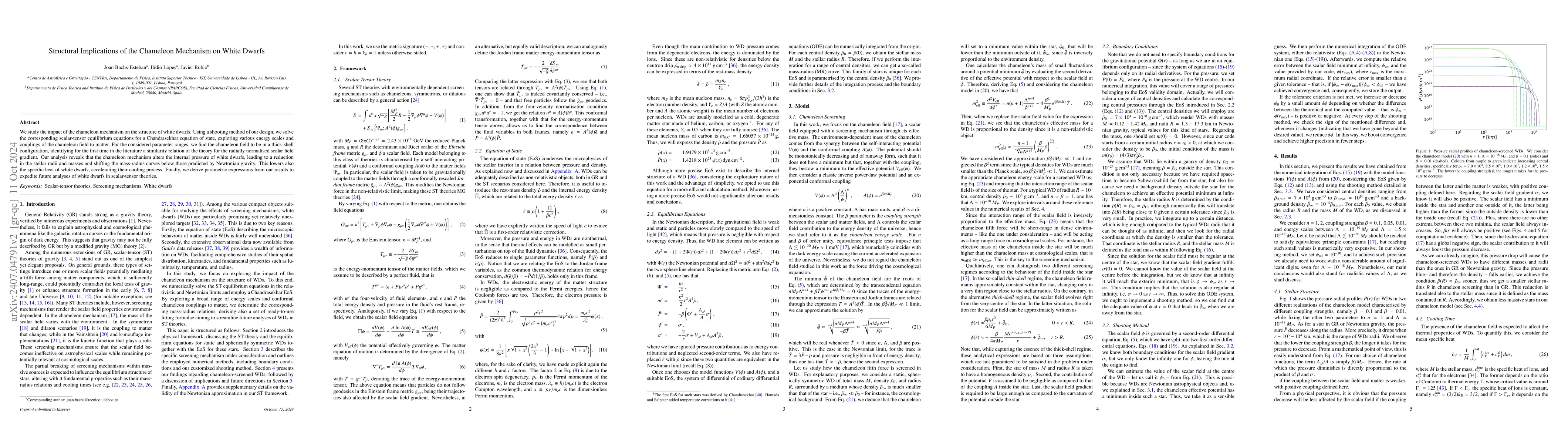 Thumbnail for Structural Implications of the Chameleon Mechanism on White Dwarfs