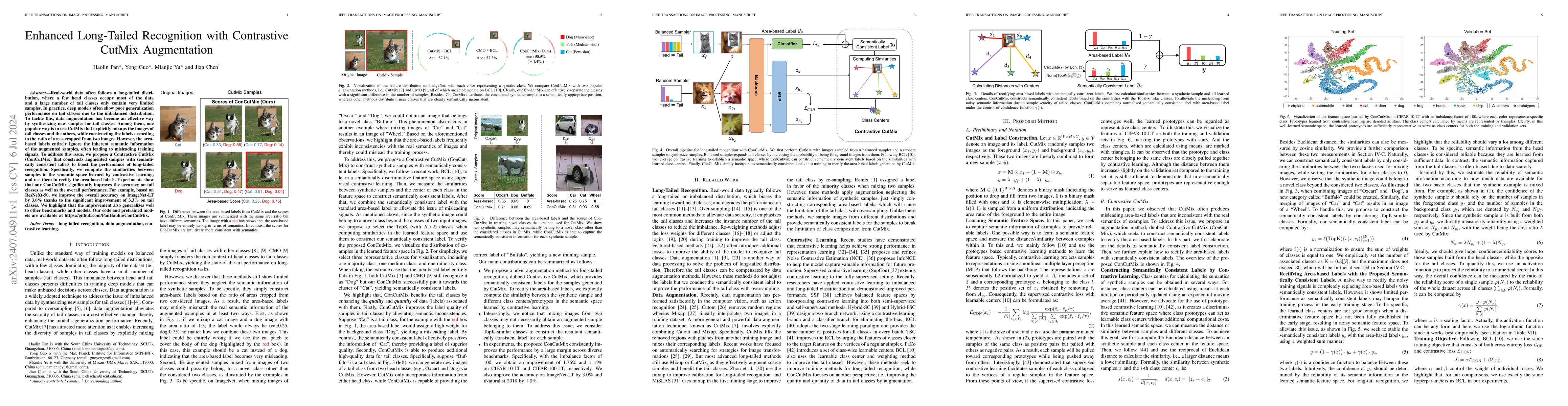 Thumbnail for Enhanced Long-Tailed Recognition with Contrastive CutMix Augmentation