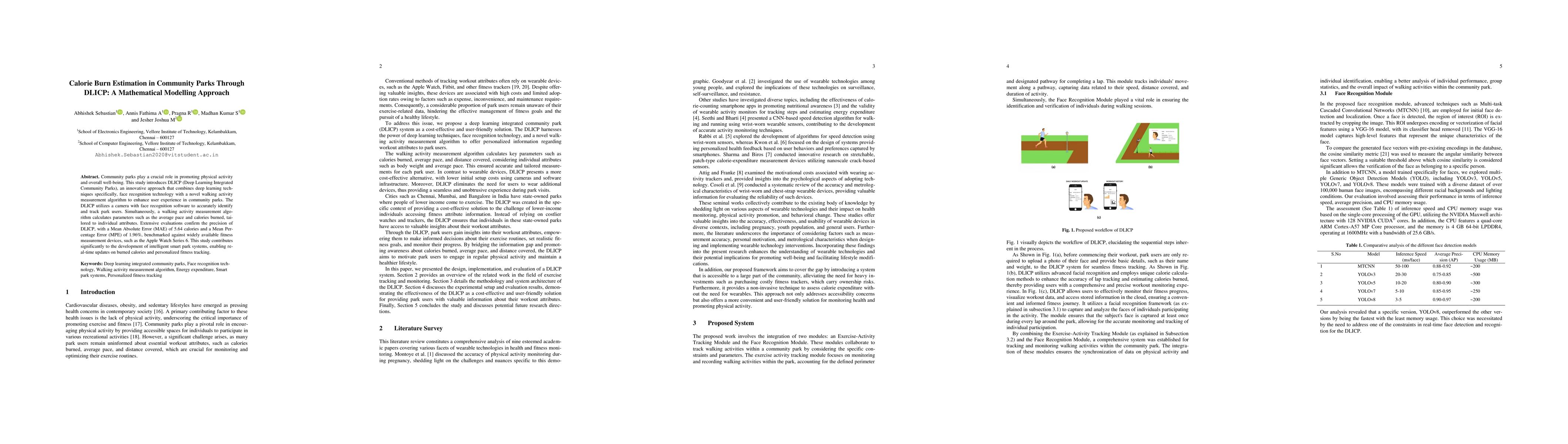 Thumbnail for Calorie Burn Estimation in Community Parks Through DLICP: A Mathematical
  Modelling Approach