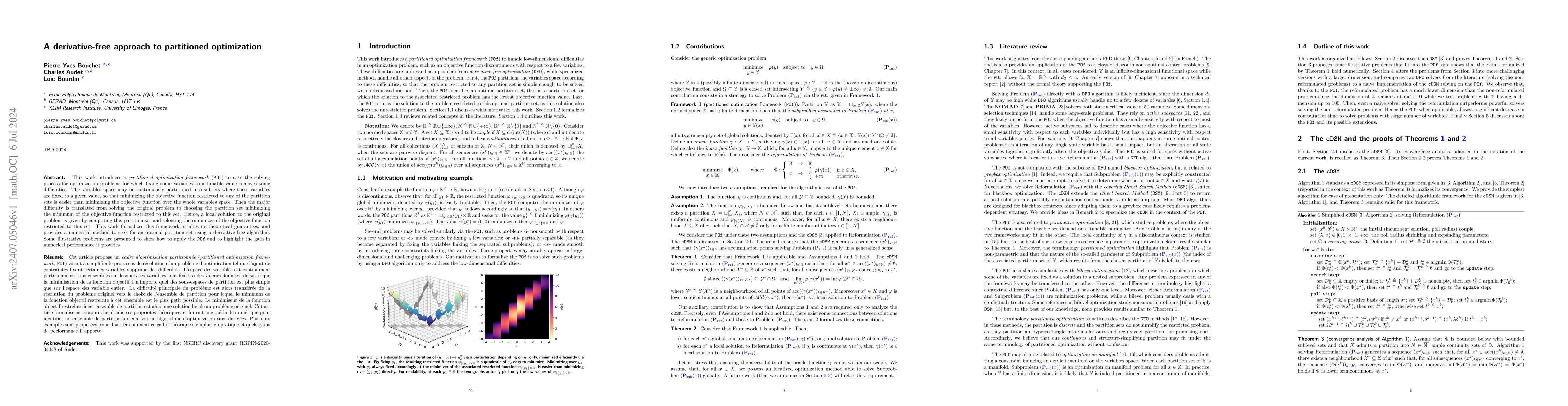 Thumbnail for A derivative-free approach to partitioned optimization