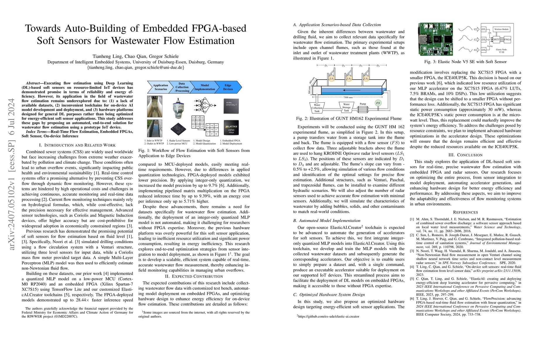 Thumbnail for Towards Auto-Building of Embedded FPGA-based Soft Sensors for Wastewater
  Flow Estimation