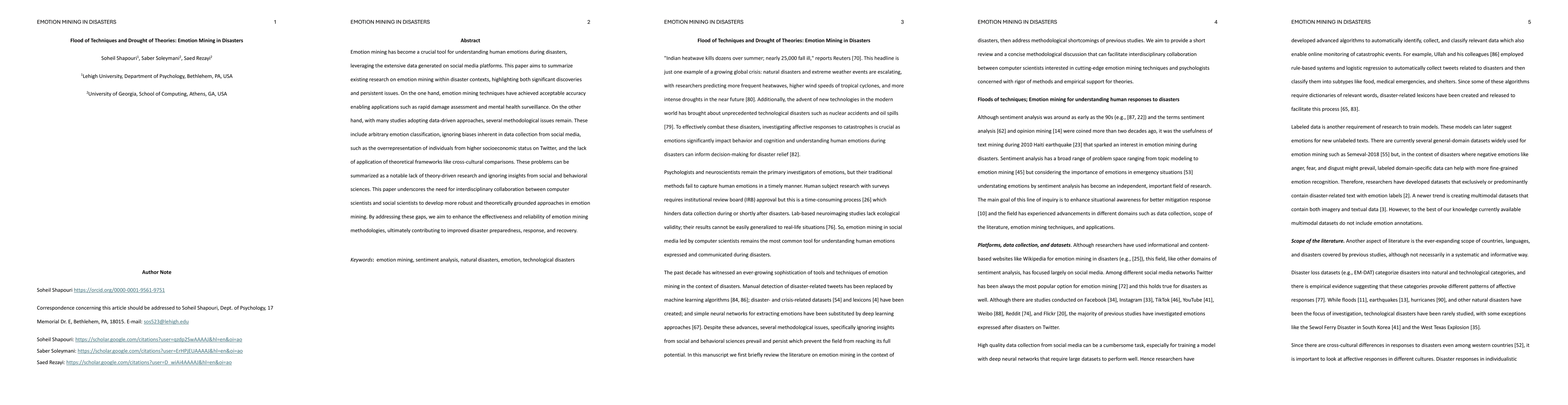 Thumbnail for Flood of Techniques and Drought of Theories: Emotion Mining in Disasters