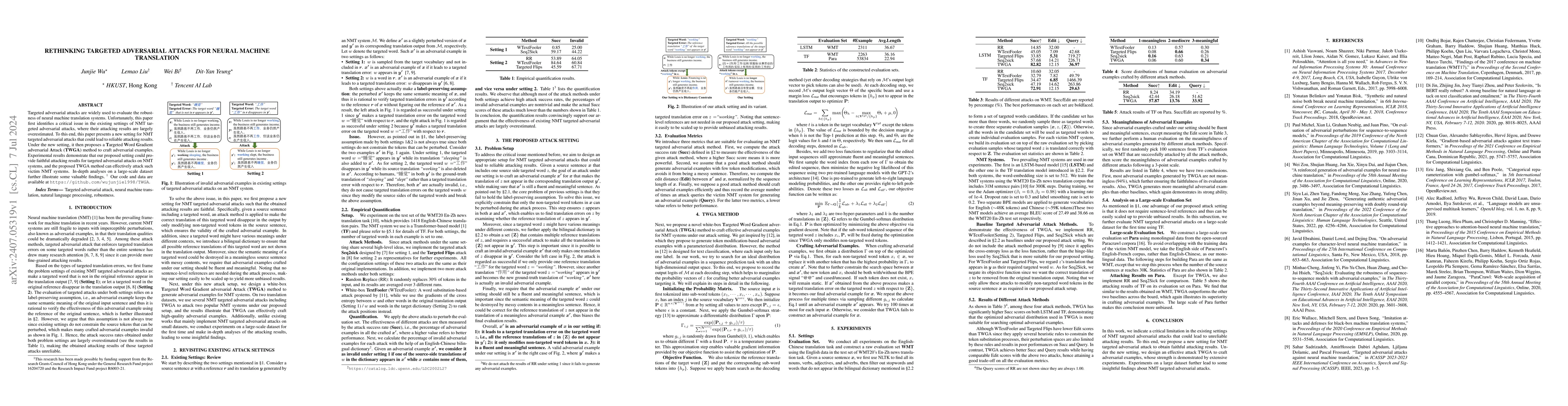 Thumbnail for Rethinking Targeted Adversarial Attacks For Neural Machine Translation