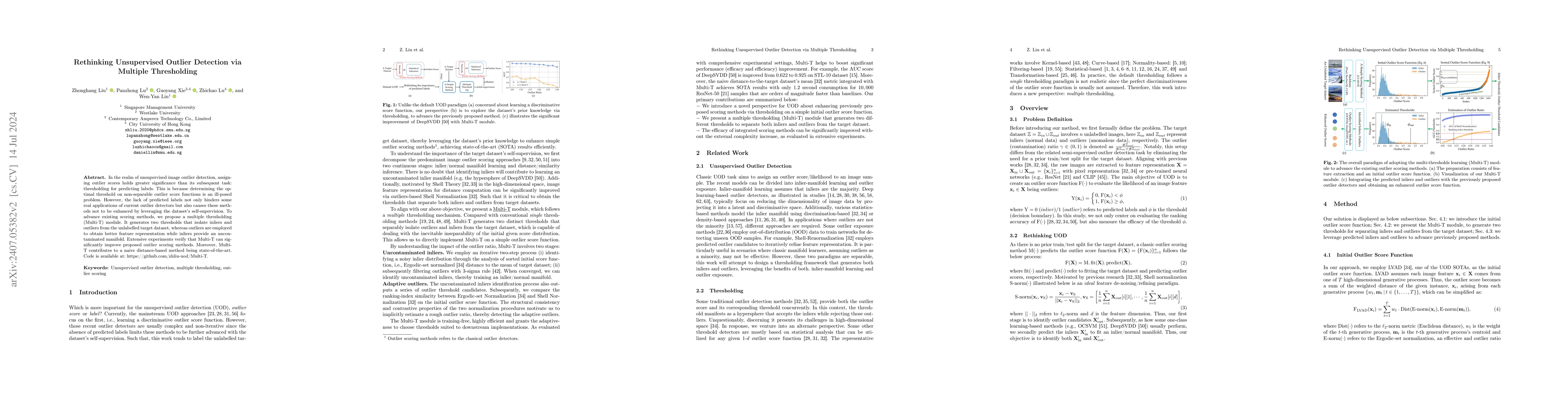 Thumbnail for Rethinking Unsupervised Outlier Detection via Multiple Thresholding