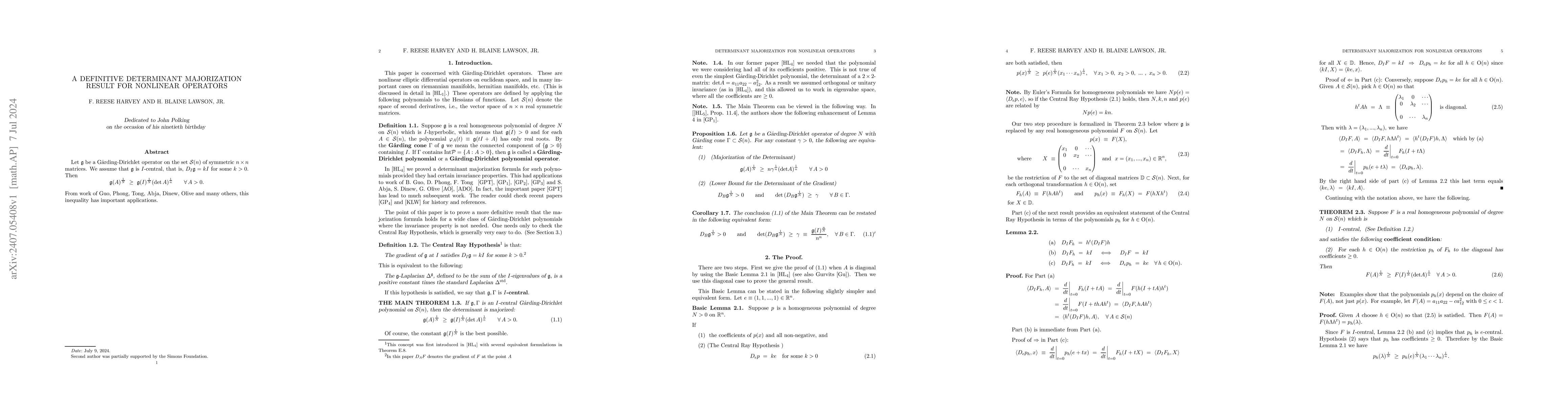 Thumbnail for A definitive majorization result for nonlinear operators