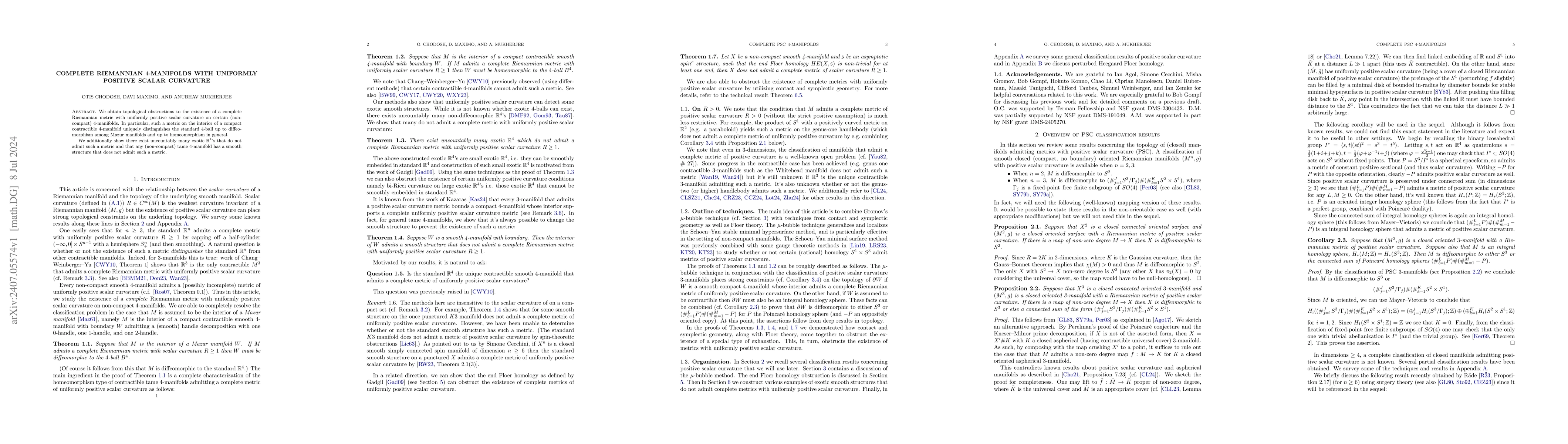 Thumbnail for Complete Riemannian 4-manifolds with uniformly positive scalar curvature