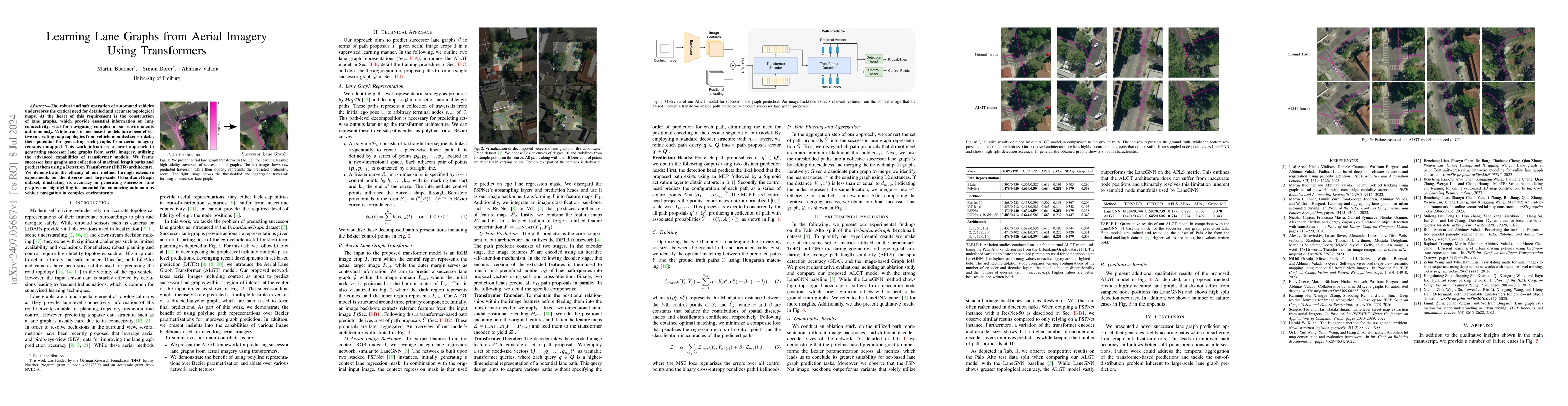 Thumbnail for Learning Lane Graphs from Aerial Imagery Using Transformers