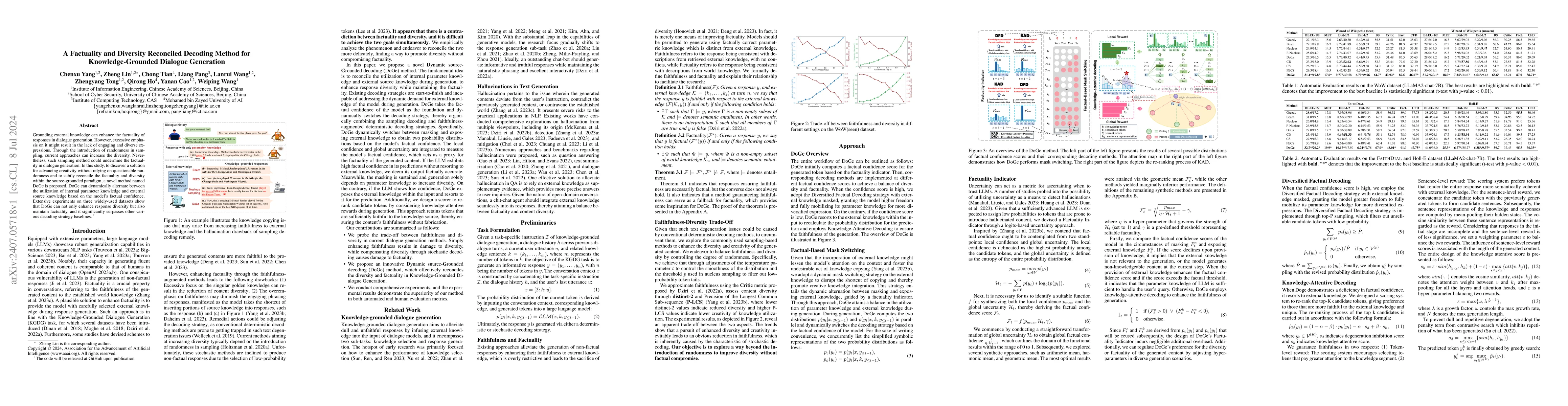 Thumbnail for A Factuality and Diversity Reconciled Decoding Method for
  Knowledge-Grounded Dialogue Generation