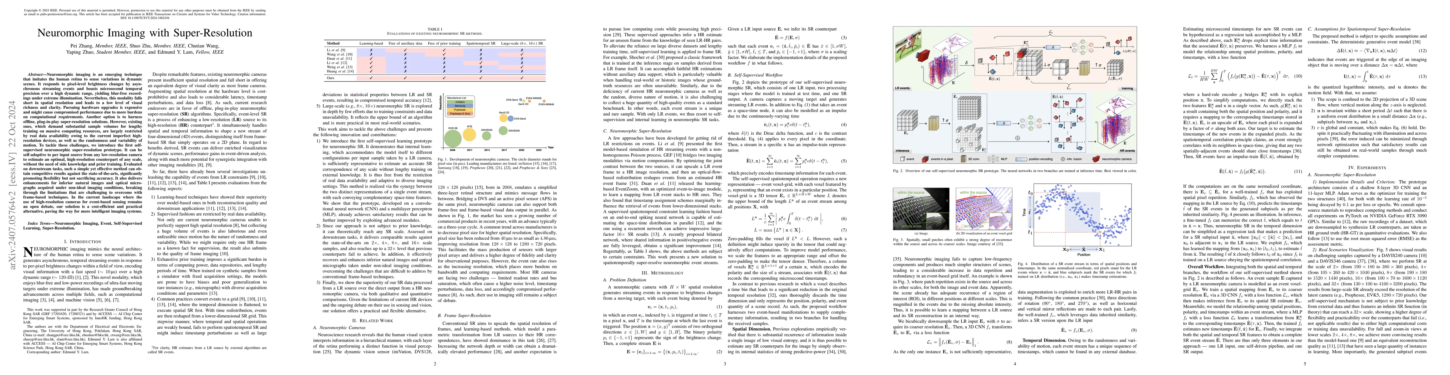Thumbnail for Neuromorphic Imaging with Super-Resolution