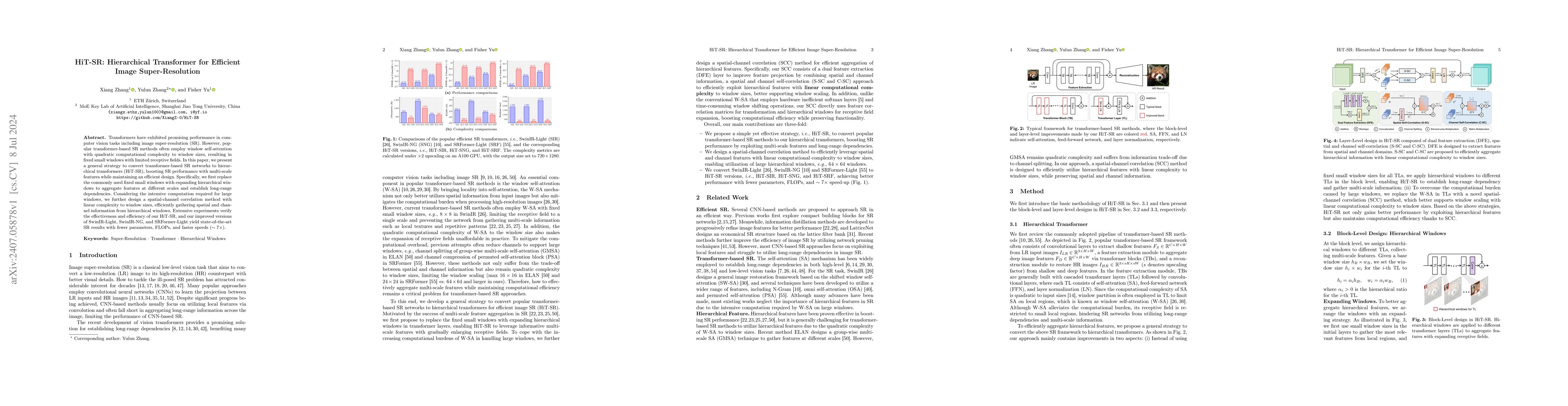 Thumbnail for HiT-SR: Hierarchical Transformer for Efficient Image Super-Resolution