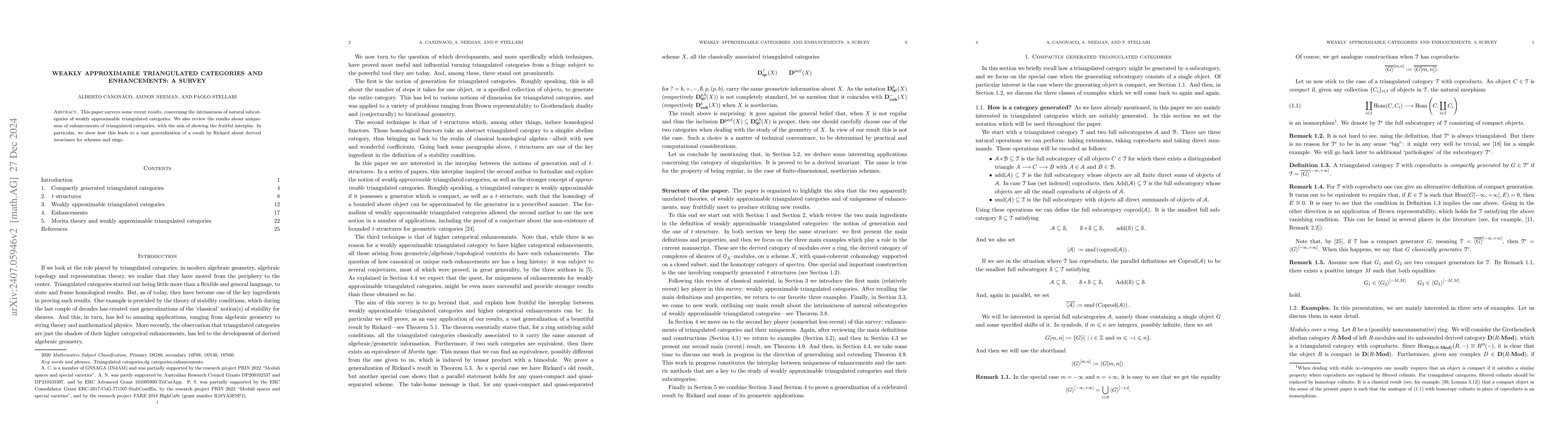 Thumbnail for Weakly approximable triangulated categories and enhancements: a survey