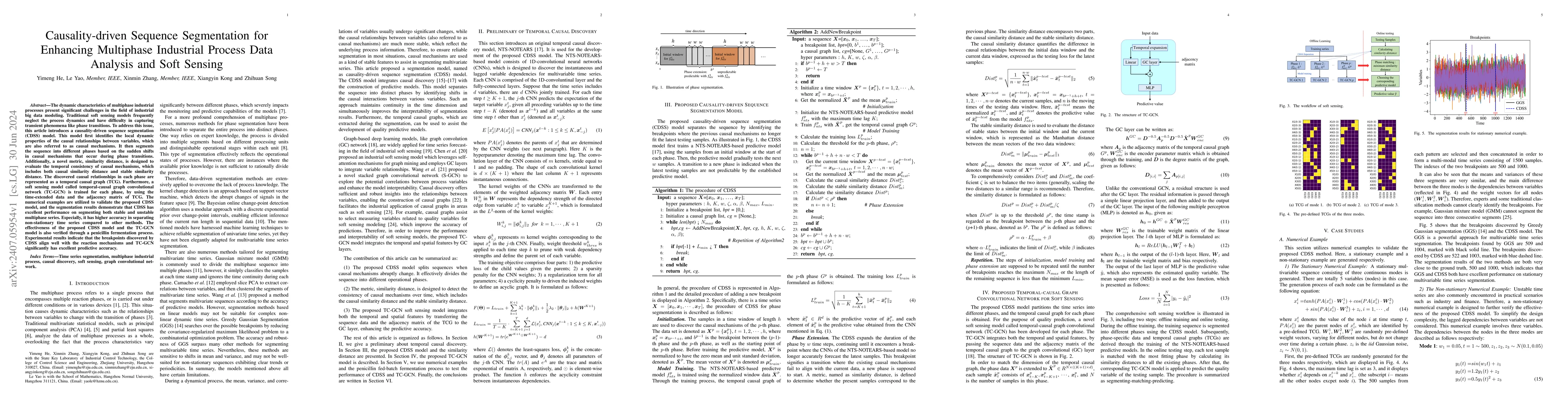 Thumbnail for Causality-driven Sequence Segmentation for Enhancing Multiphase
  Industrial Process Data Analysis and Soft Sensing