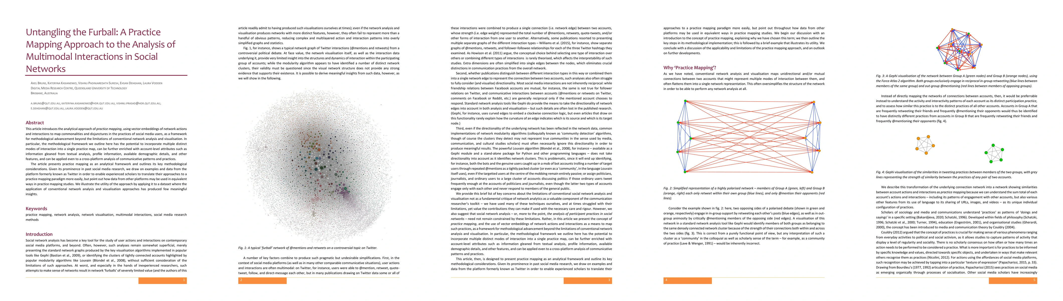 Thumbnail for Untangling the Furball: A Practice Mapping Approach to the Analysis of
  Multimodal Interactions in Social Networks