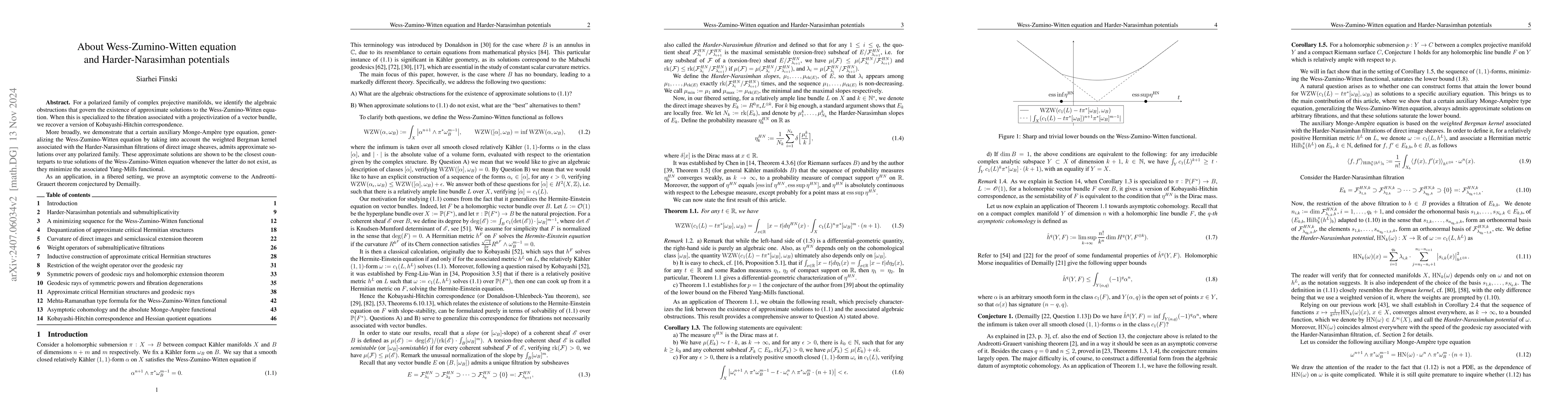 Thumbnail for About Wess-Zumino-Witten equation and Harder-Narasimhan potentials