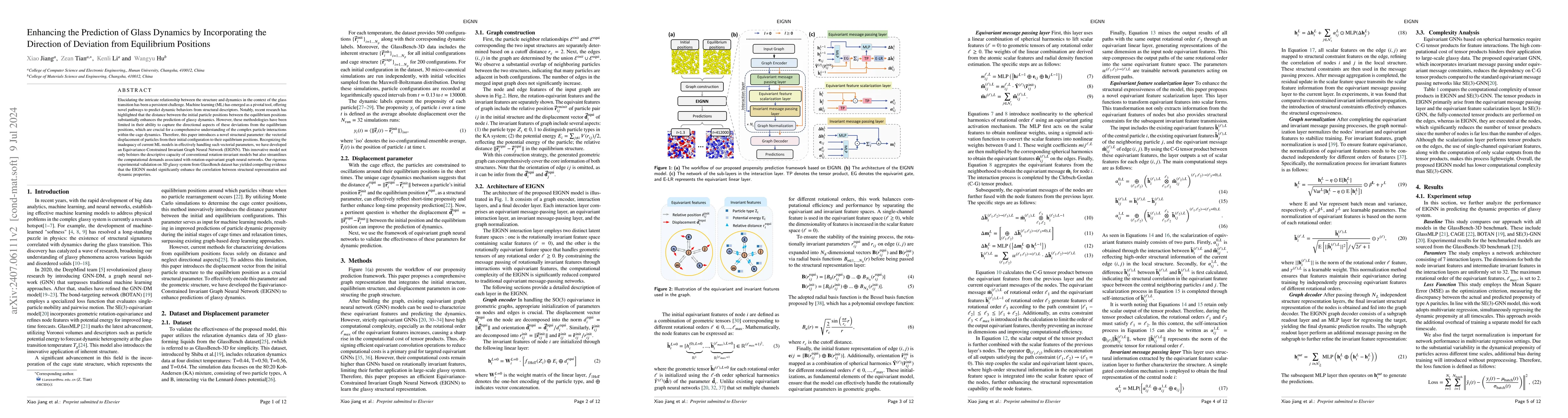 Thumbnail for Enhancing the Prediction of Glass Dynamics by Incorporating the
  Direction of Deviation from Equilibrium Positions