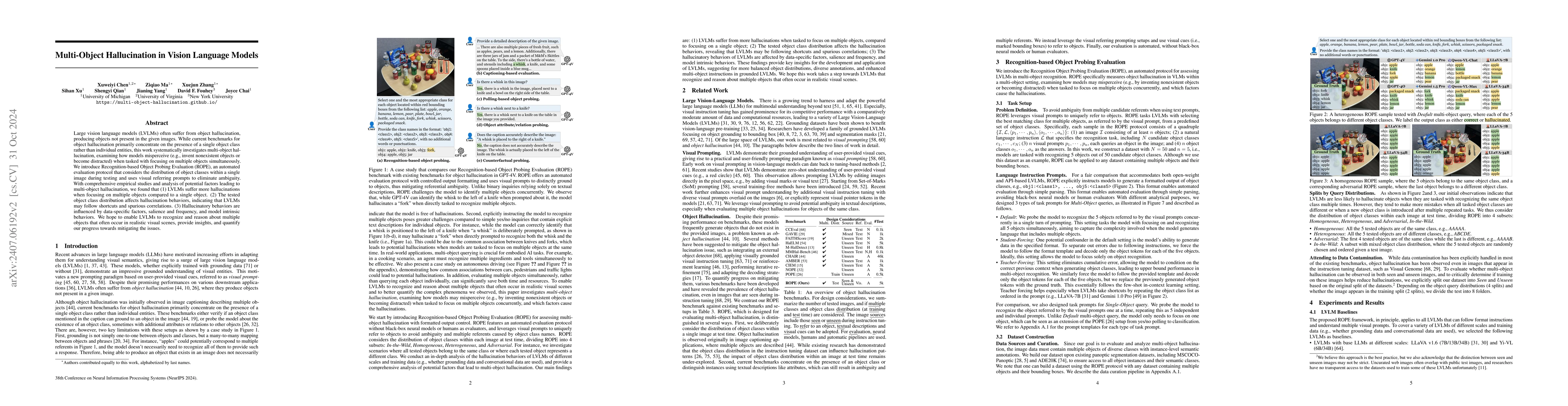 Thumbnail for Multi-Object Hallucination in Vision-Language Models